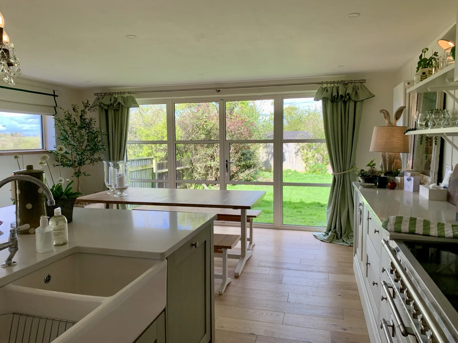 Country kitchen designed for modern family living